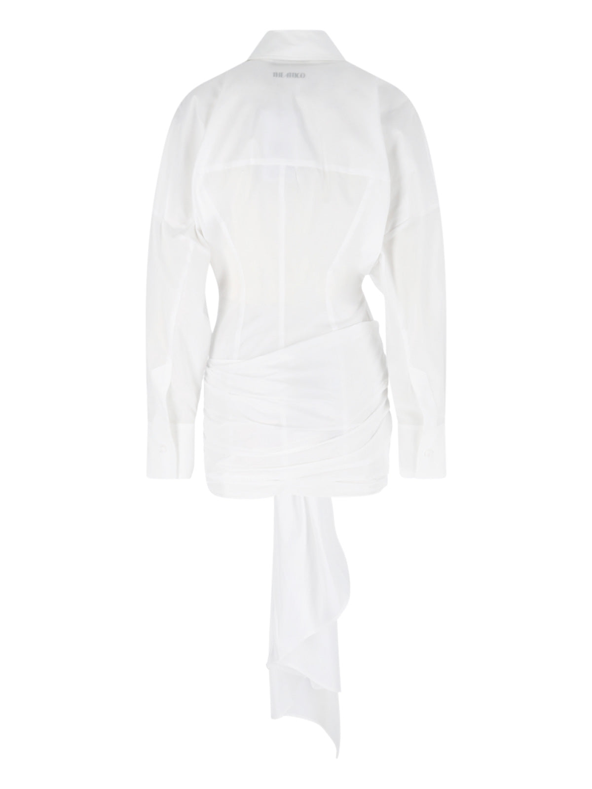 Mini Chemisier Dress – White