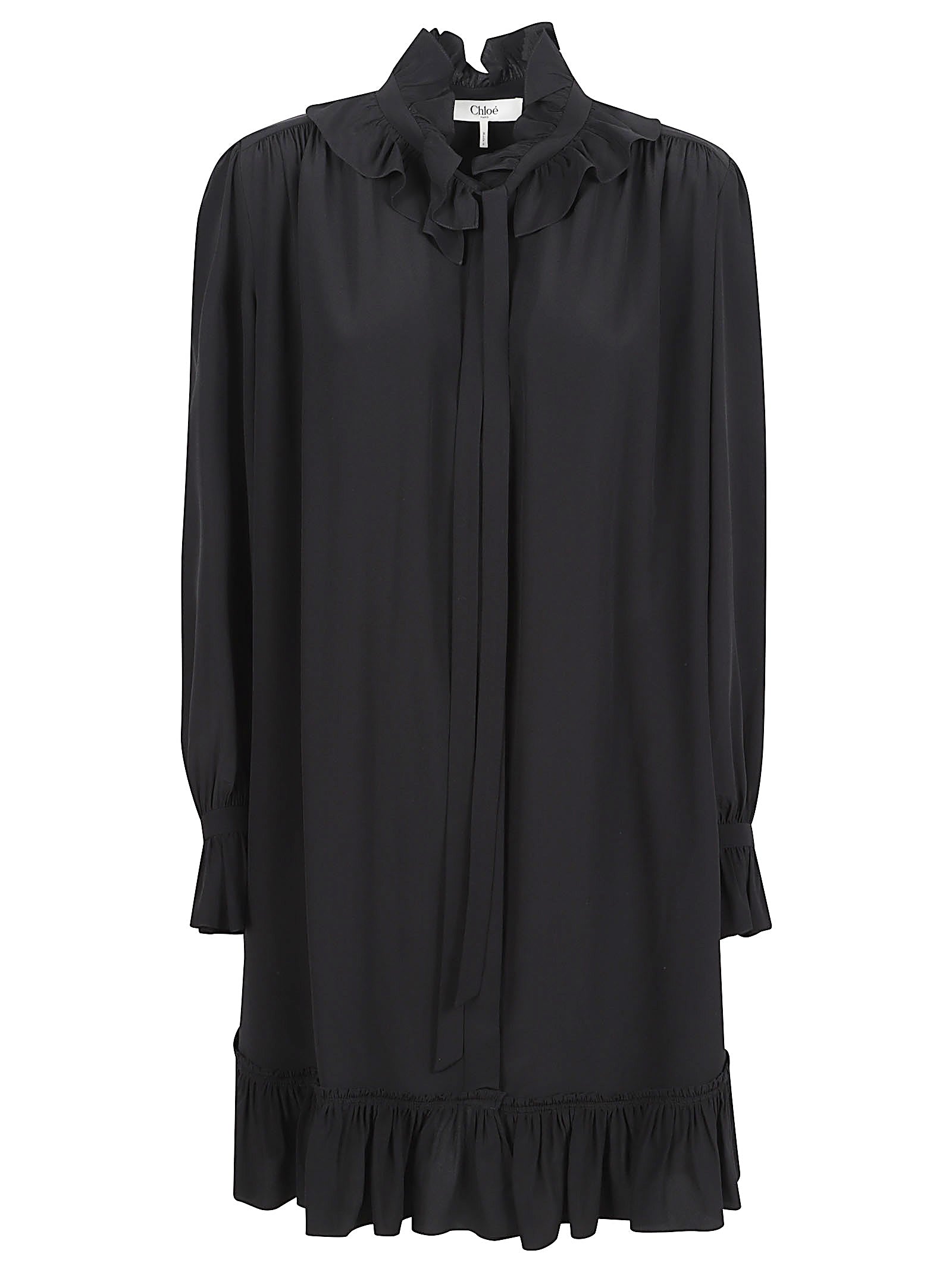 Organic Silk Crepe de Chine Mini Dress