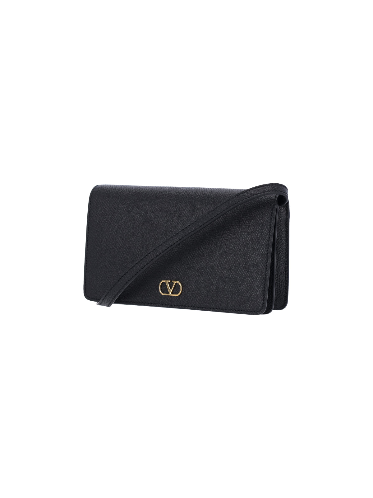"Vlogo Signature" Mini Shoulder Bag Black