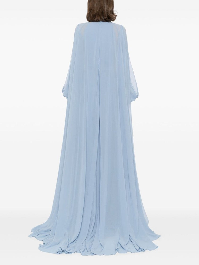 Crepe Georgette Long Dress