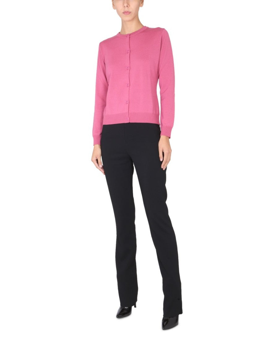 Finely Knit Virgin Wool Cardigan