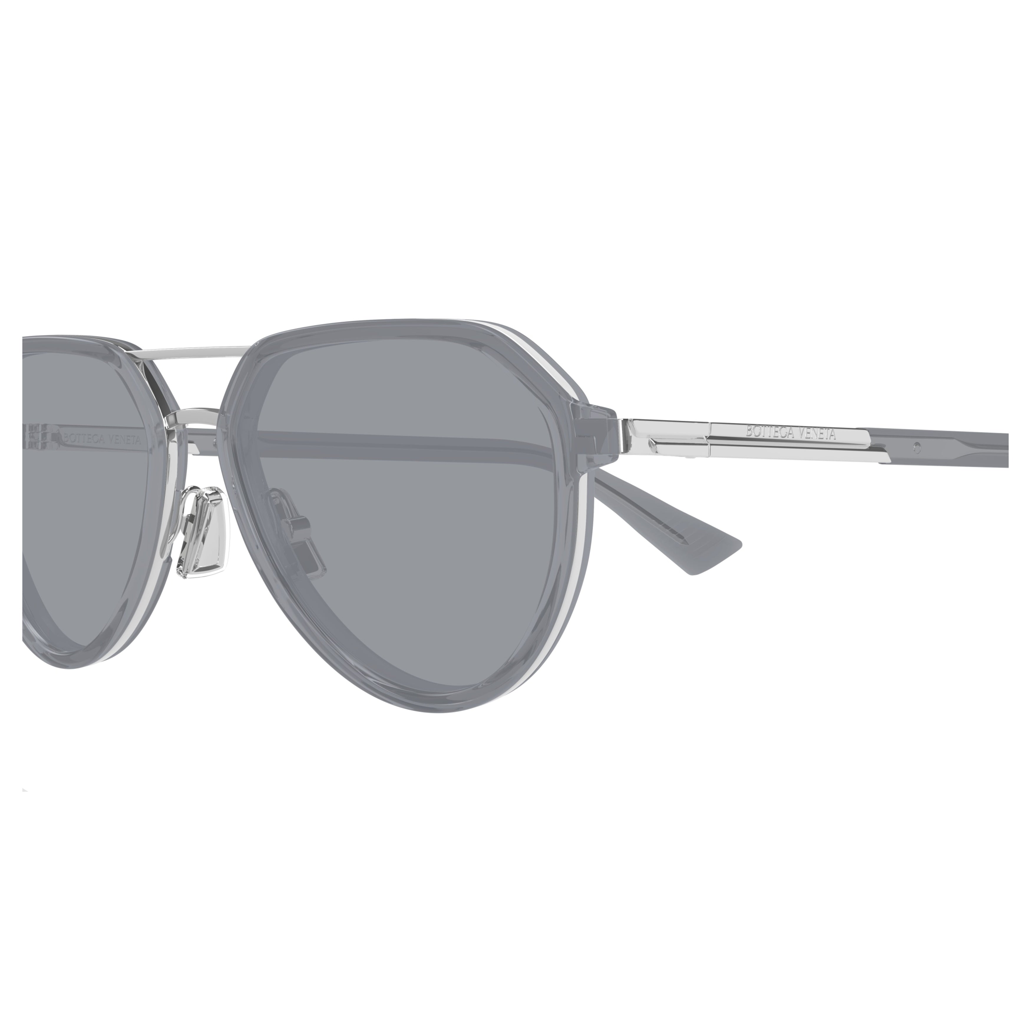 Bv1373s Translucent Grey Acetate Sunglasses