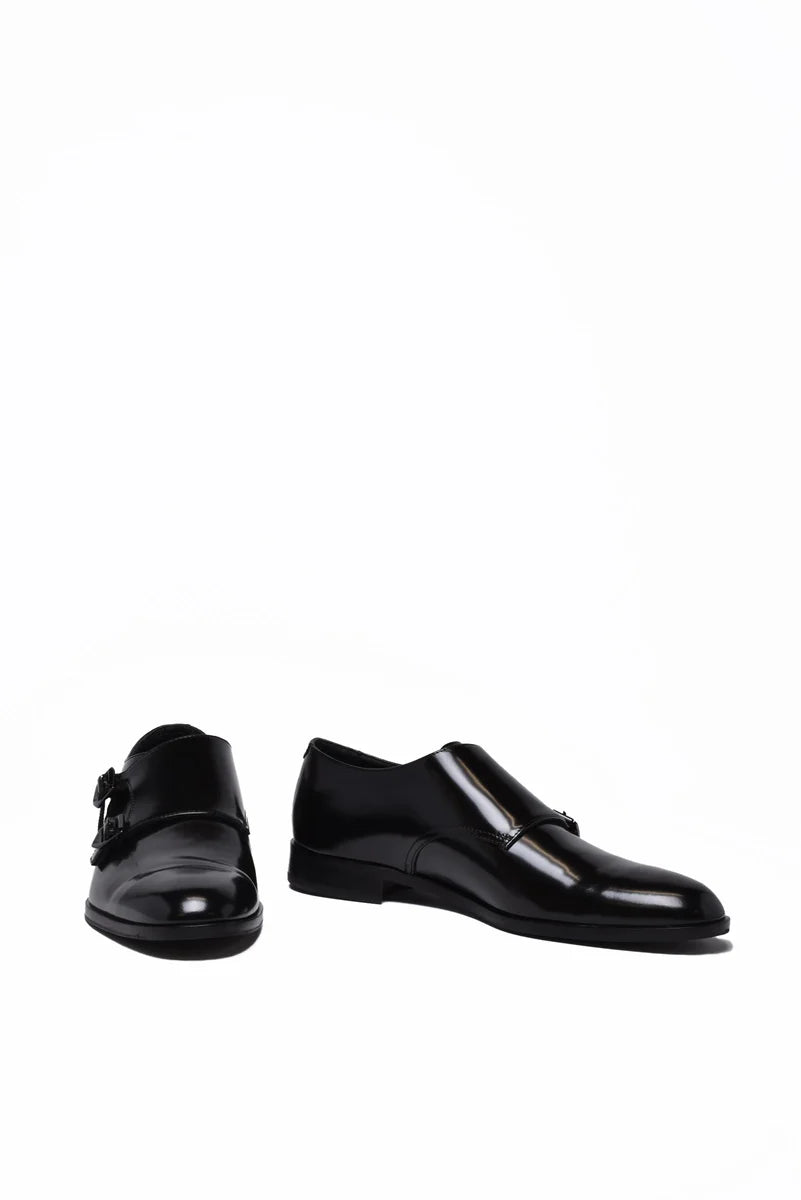 Brushed Monkstrap - Black