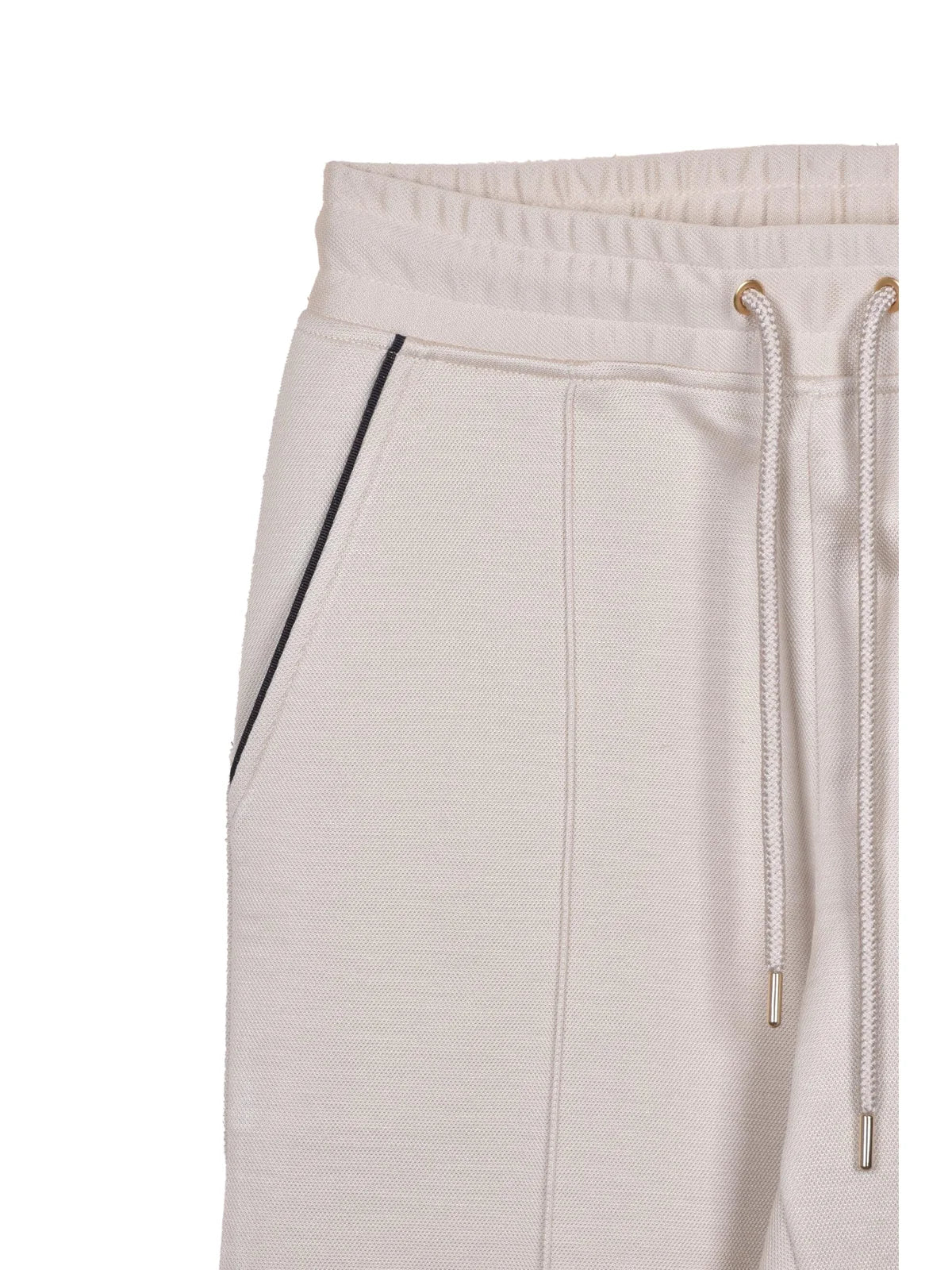 Eleventy Cotton Silk Elastane Trousers - Beige
