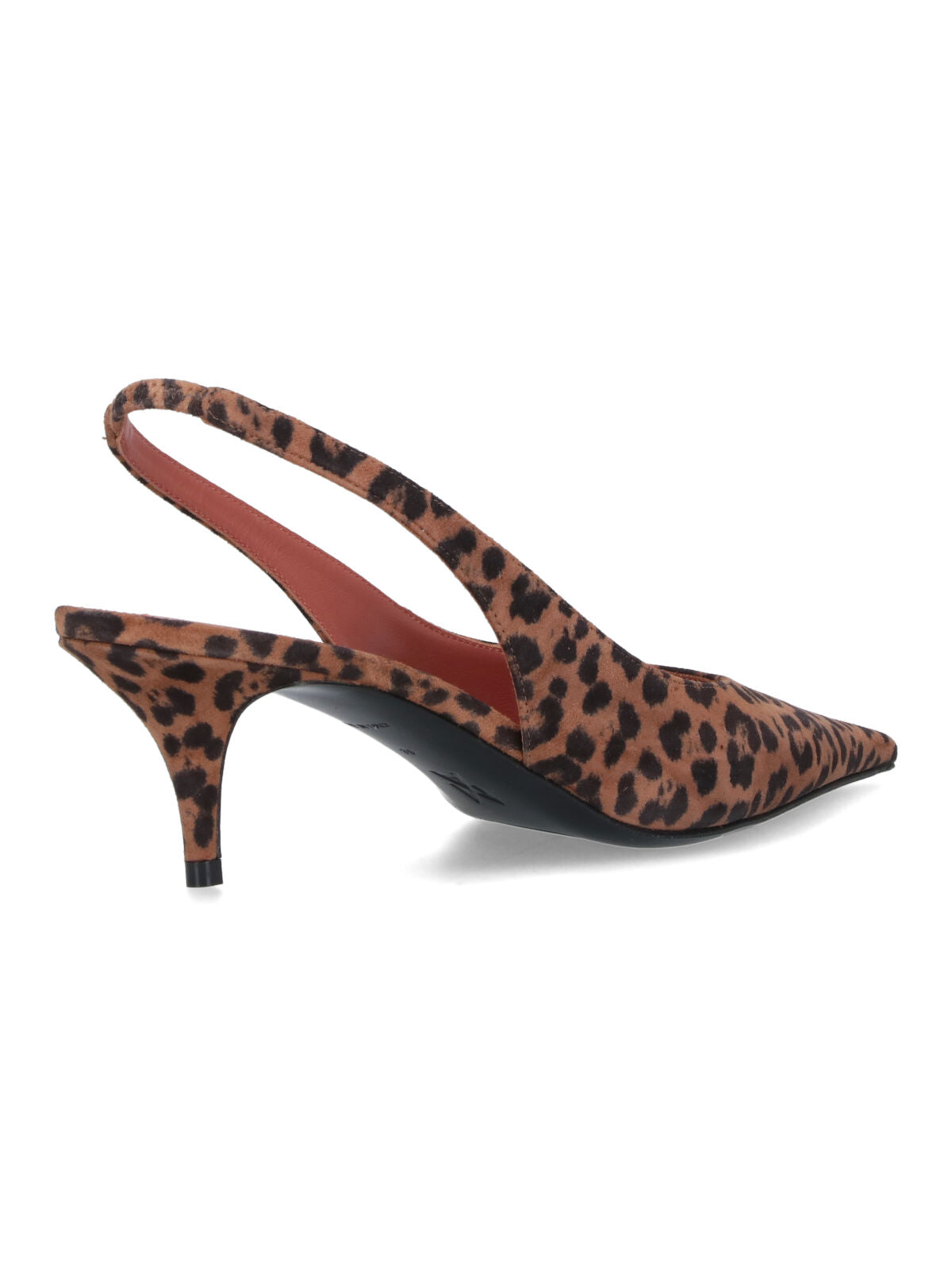 "Anok" Slingback Pumps, In Brown Calfskin
