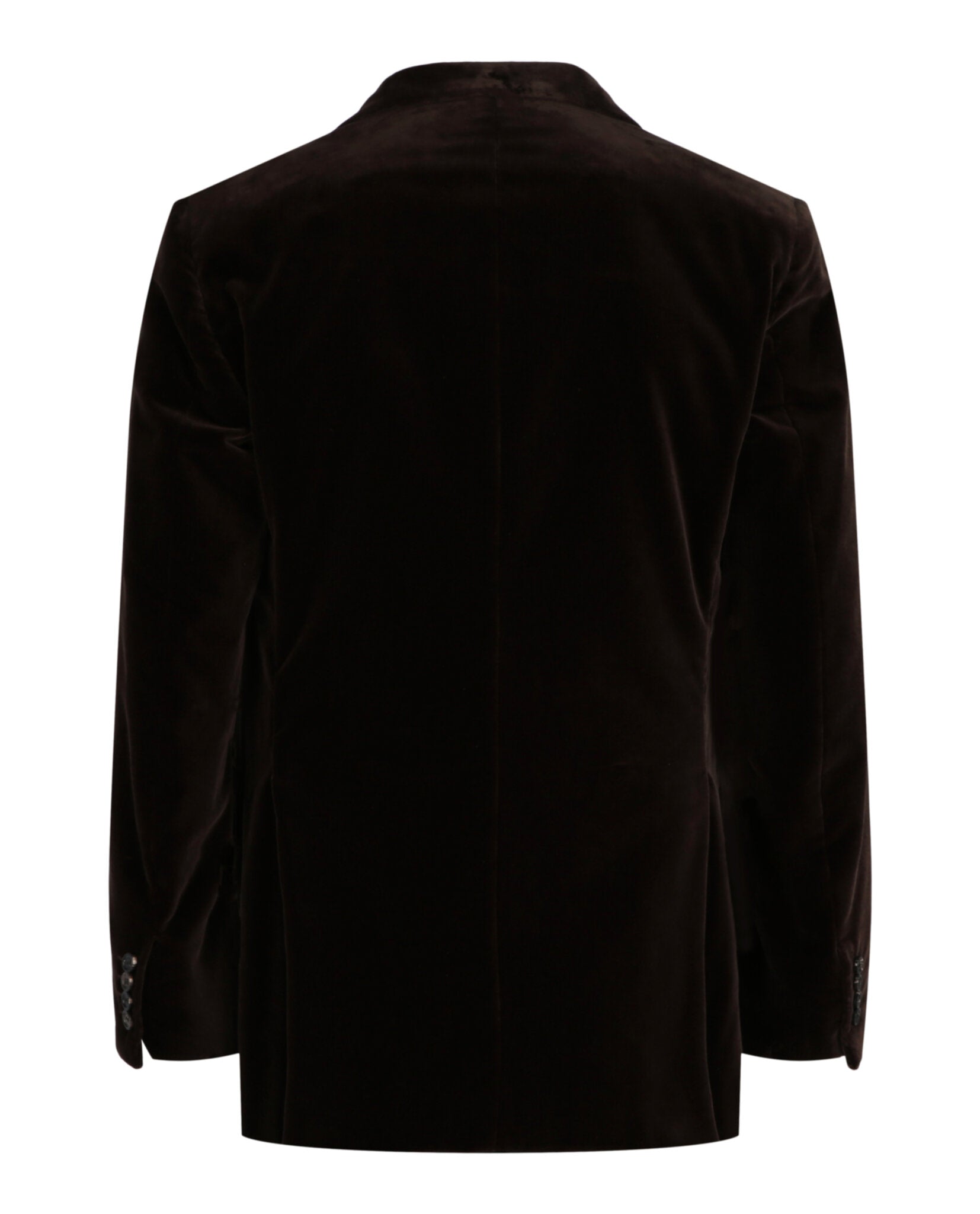 Double-Breasted Velvet Smoking Jacket