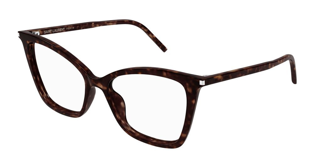 Eyeglasses Saint Laurent SL 386 016 Havana Havana Transpa 55/16/145
