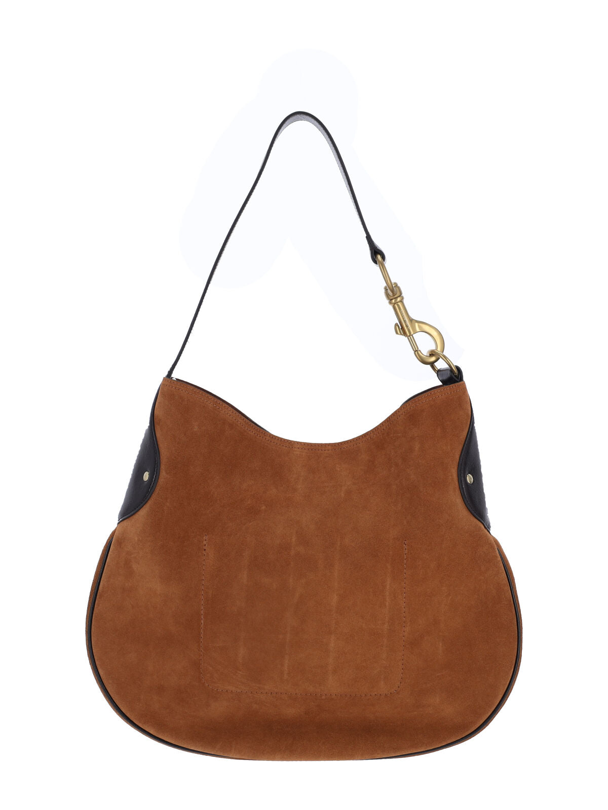 Large Calf Suede Shoulder Bag