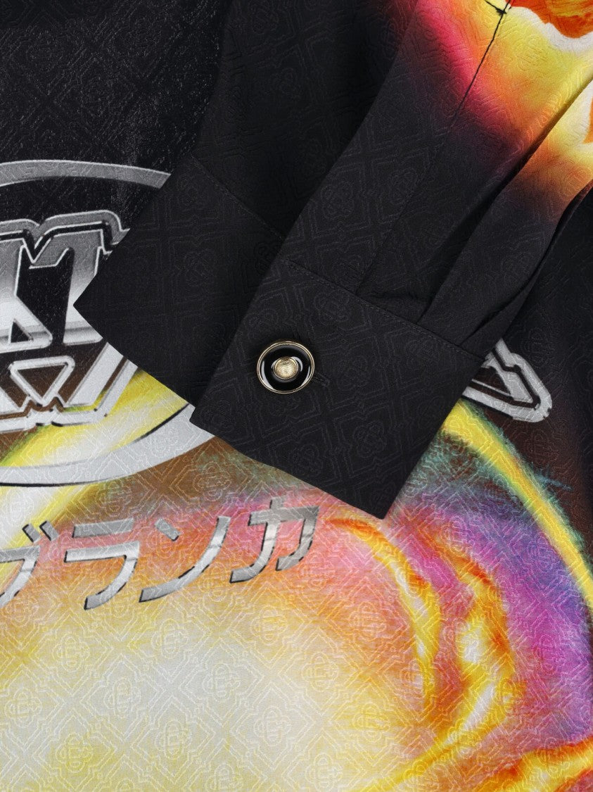 Vibrant Multicolour Casual Shirt With Classic Collar