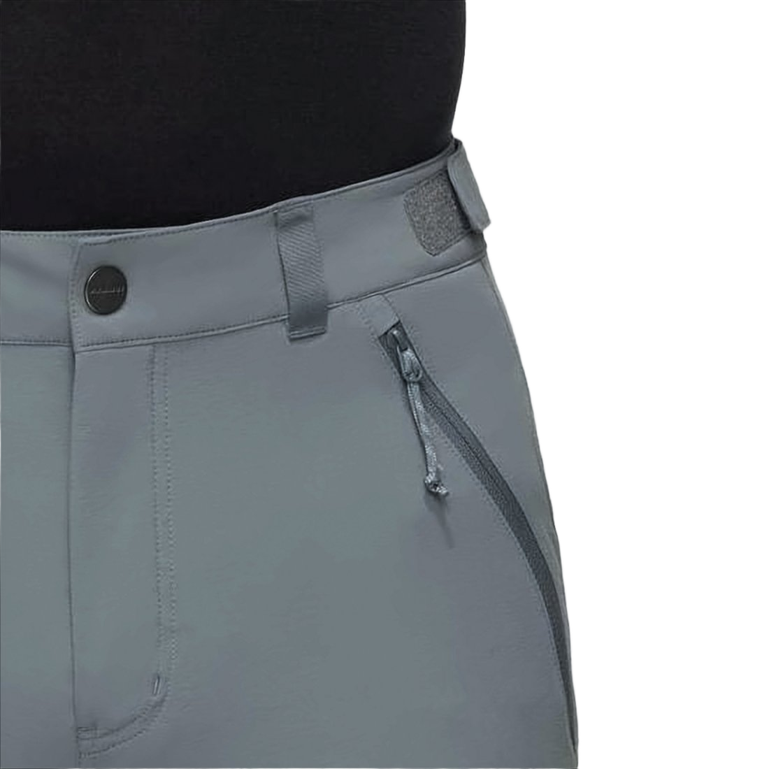 Straight-Fit Casual Pants with Adjustable Waistband