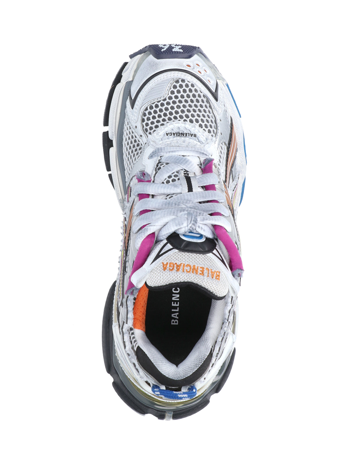 "Runner" Sneakers – Grey/Multicolor