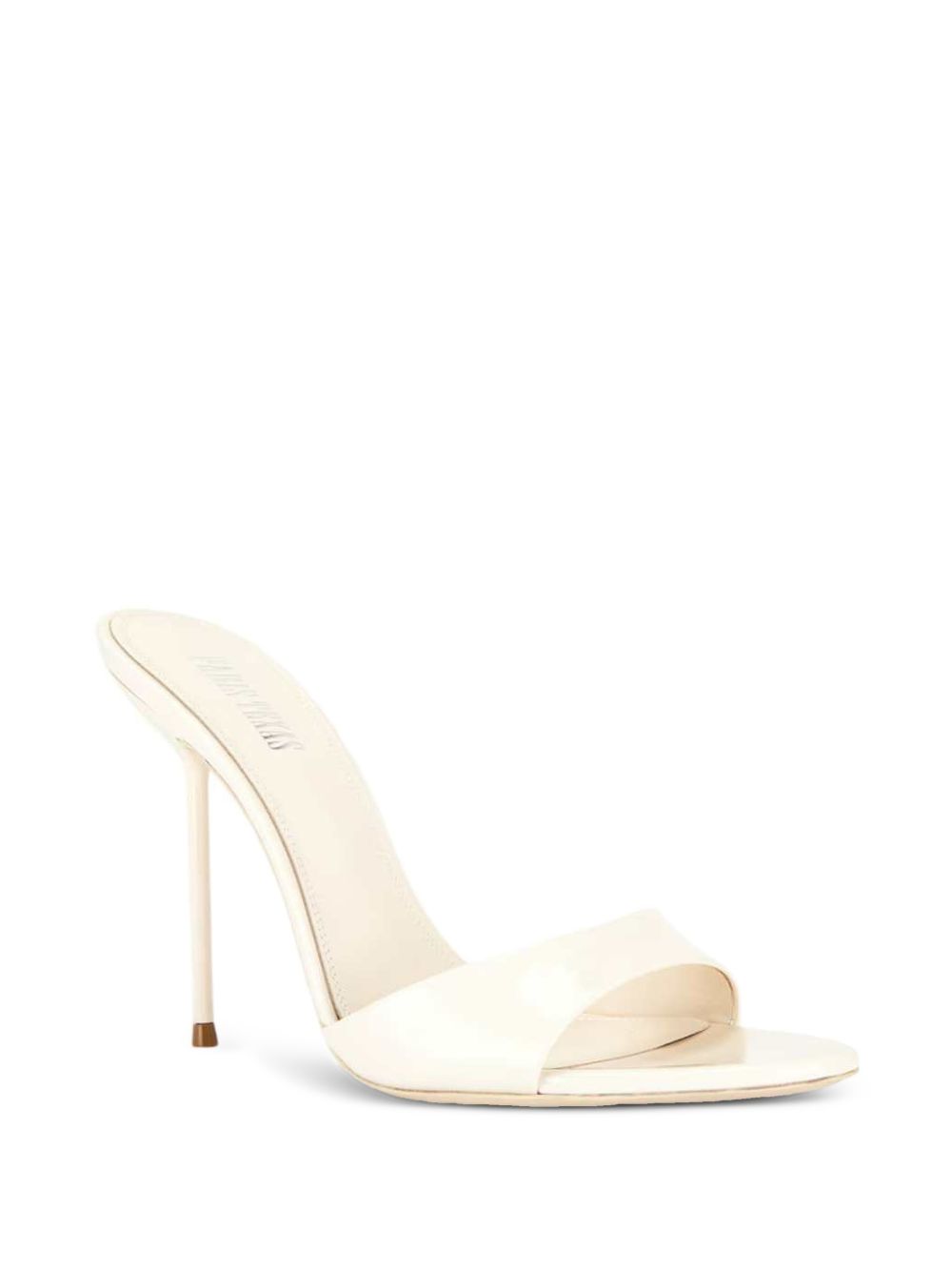 Ivory Silk And Nylon Sandals