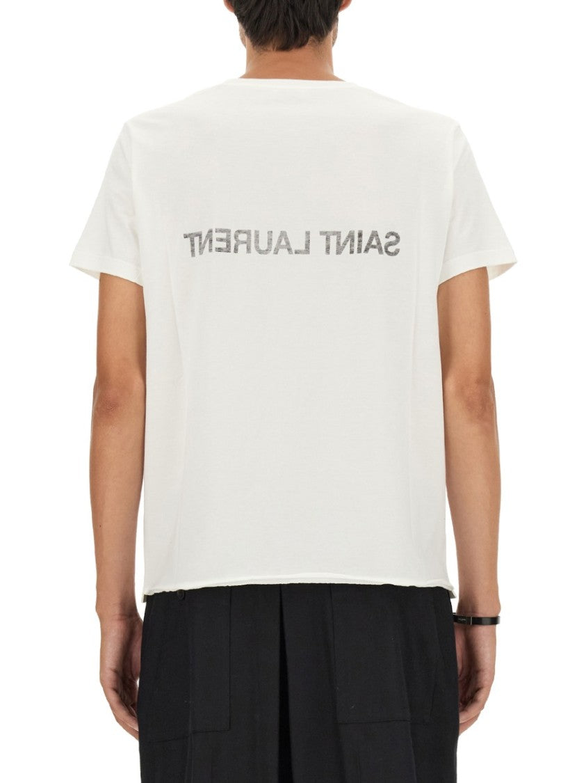 T-Shirt With Reverse Logo
