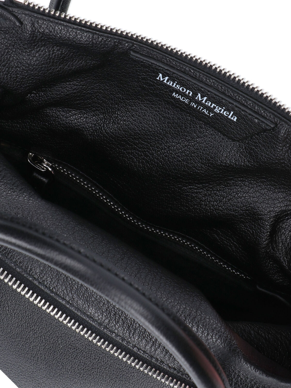 Rectangular Black Sheepskin Leather Tote
