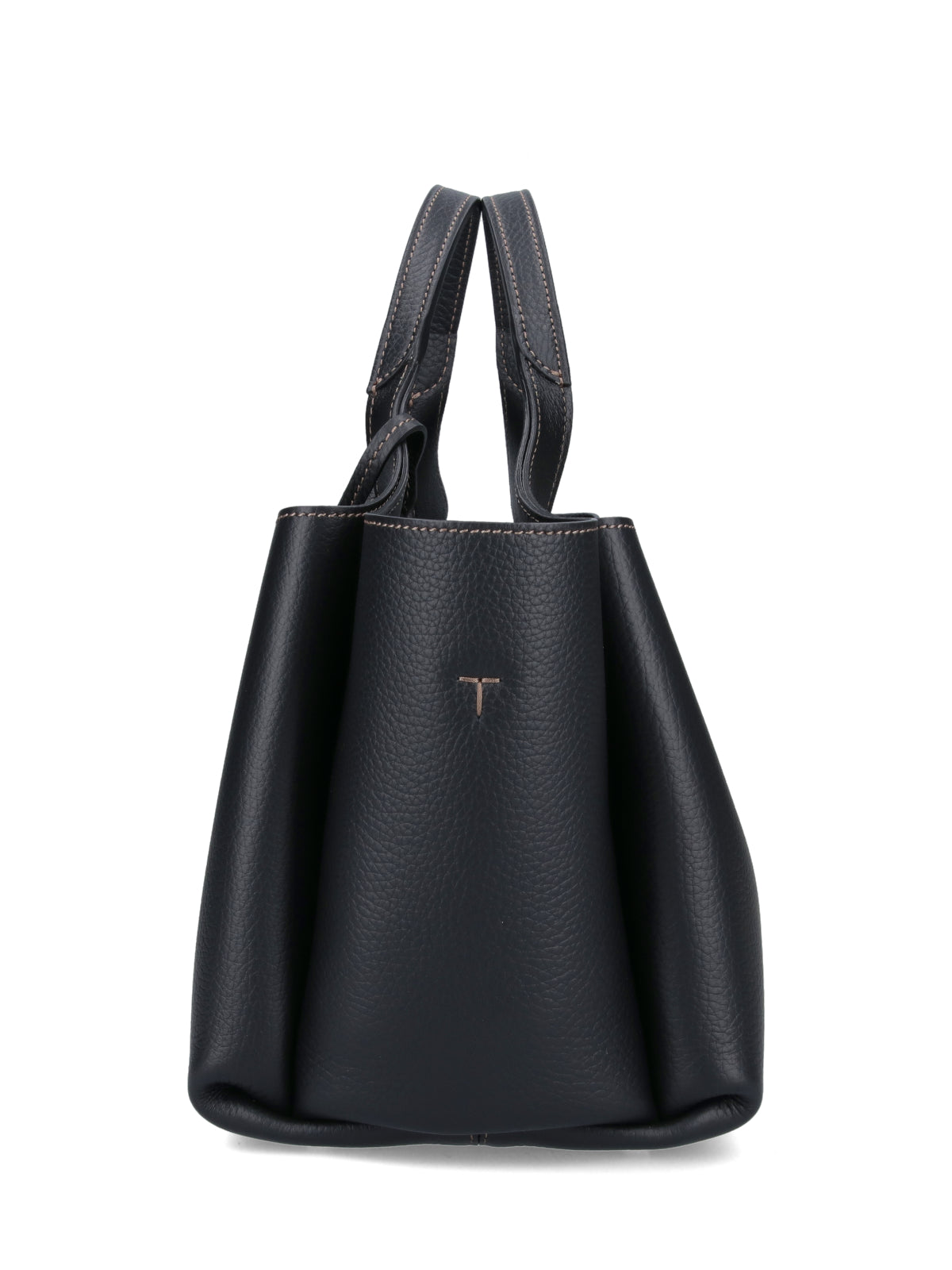 Mini Hammered Leather Tote Bag