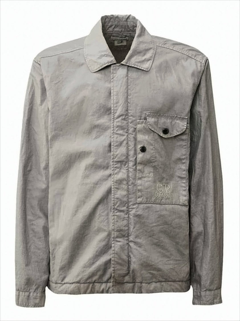 Lightweight Linen Jacket with Classic Collar