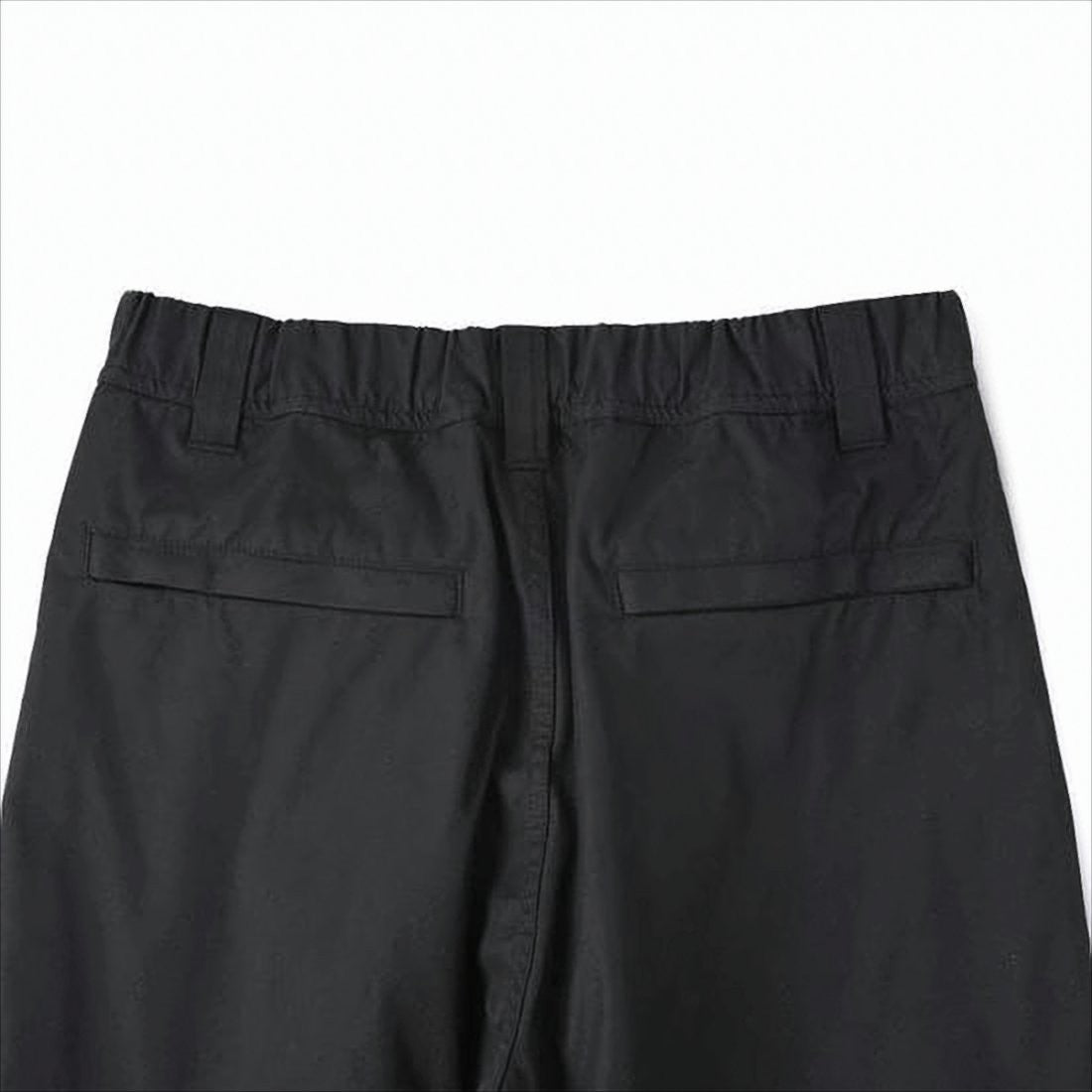 Relaxed Fit Straight Pants With Elastic Waistband And Minimalist Design