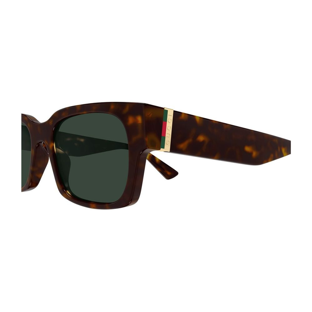 Wide Rectangular Sunglasses with Iconic Web Detail GG2084S Linea Sign