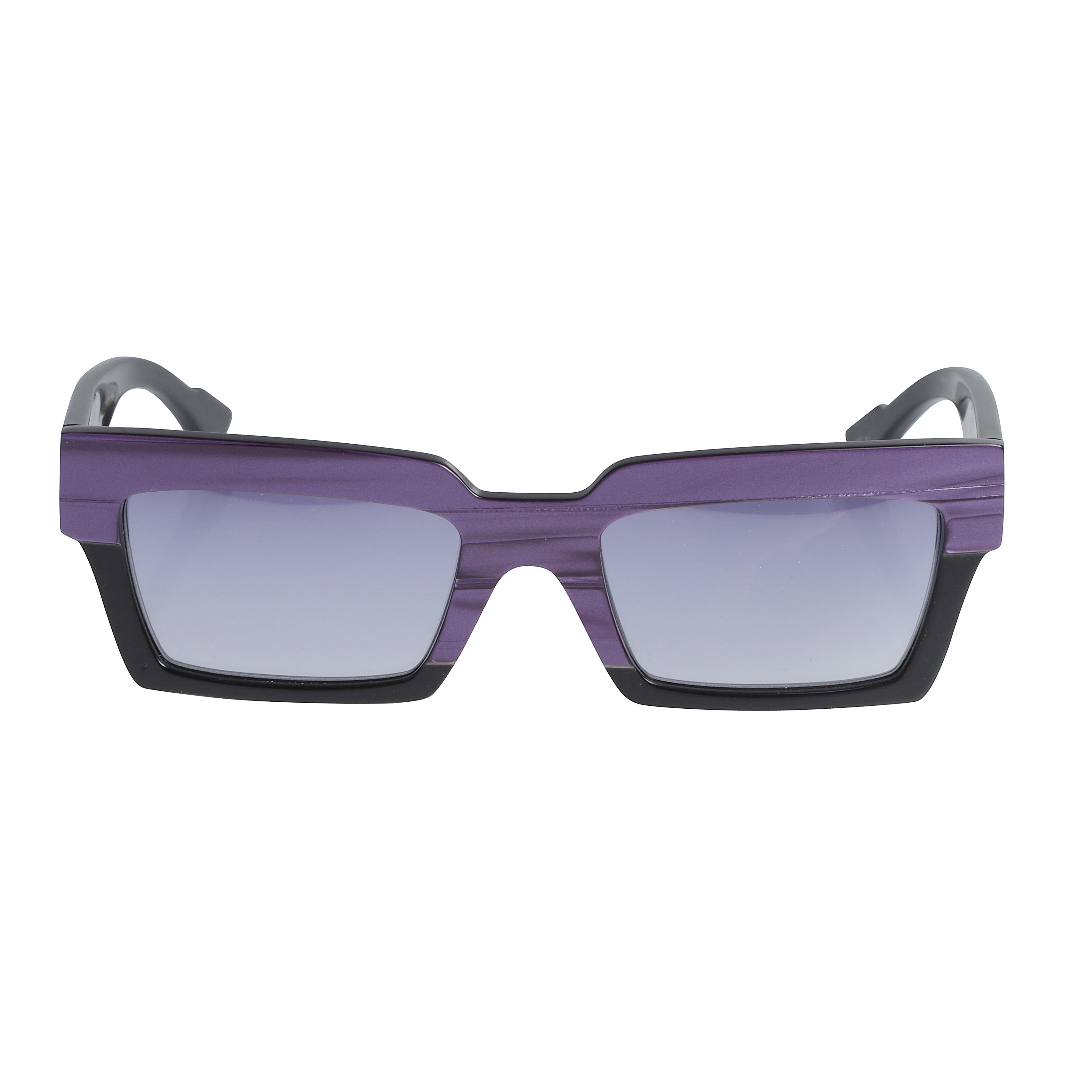 Smart Rectangular Gradient Tint Sunglasses with Bold Frame