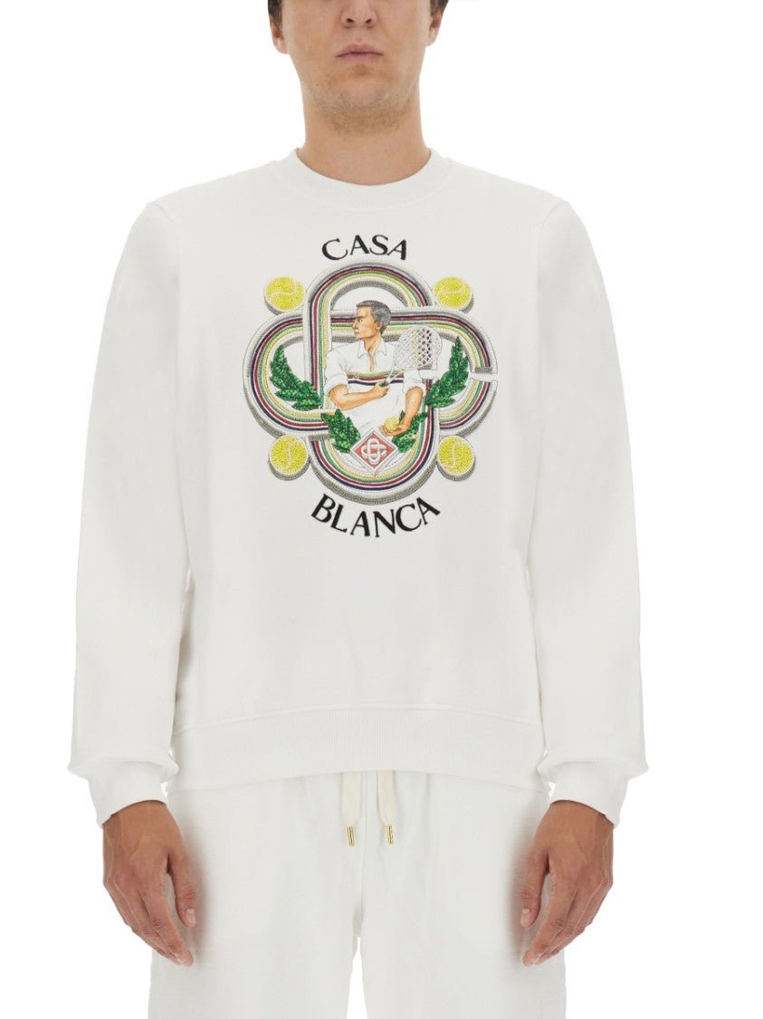 Regular Fit Sweatshirt With Logo Design