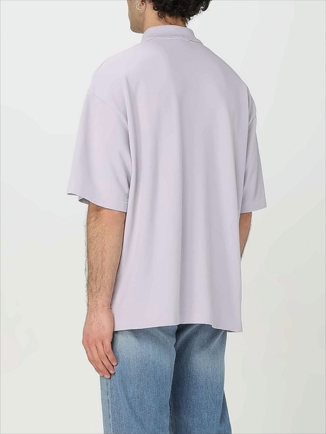 Short-Sleeved Polo Shirt with Classic Collar