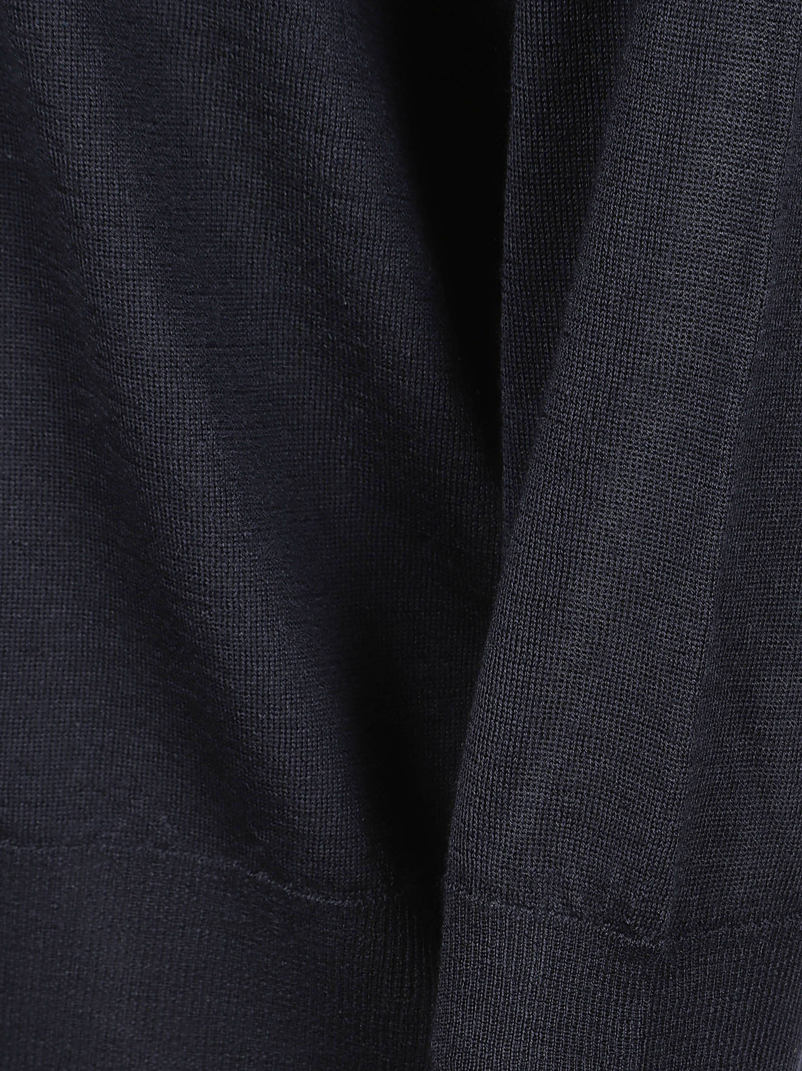 Plain Knitted Crewneck Sweater