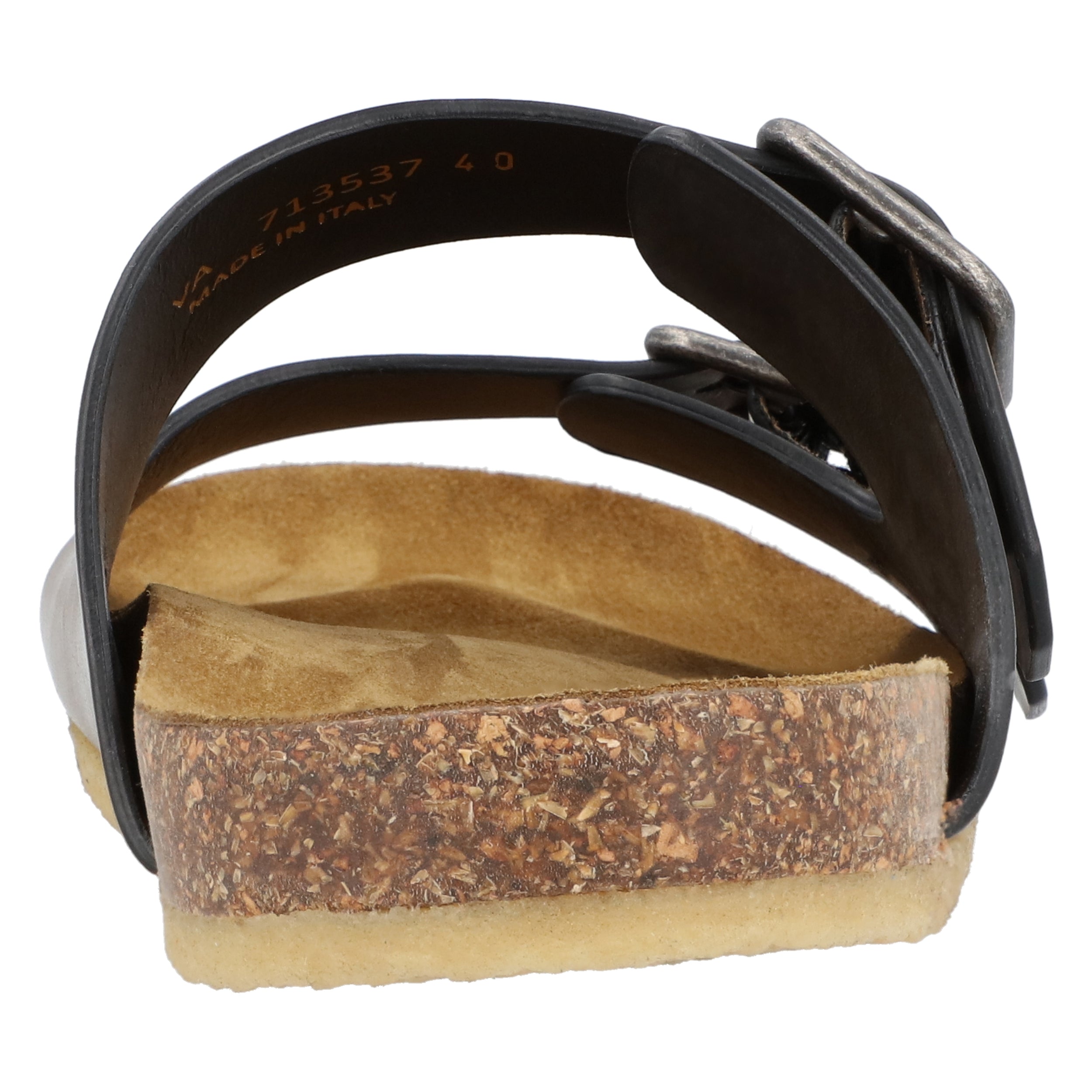 Smooth Leather "Jimmy" Flat Sandals