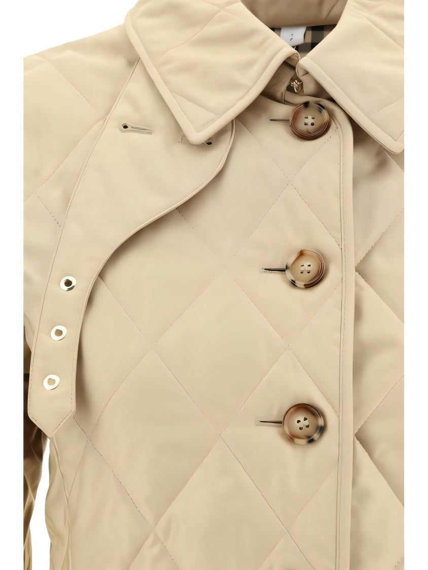 Diamond Quilted Jacket with Tailored Fit