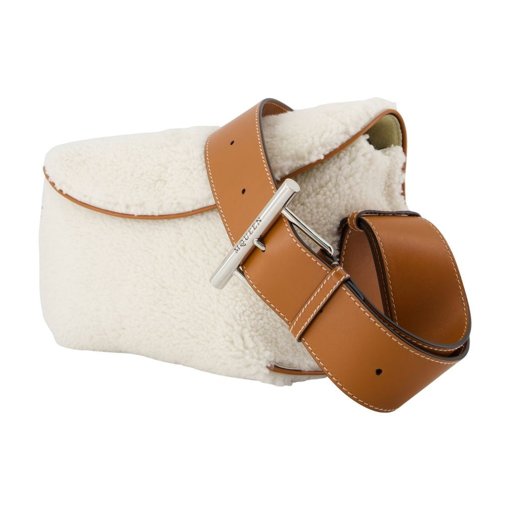 T-Bar Sling Crossbody Bag In Smooth Calfskin Leather