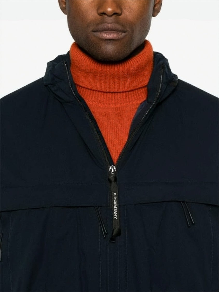 Padded Jacket With High Collar And Zippered Pockets