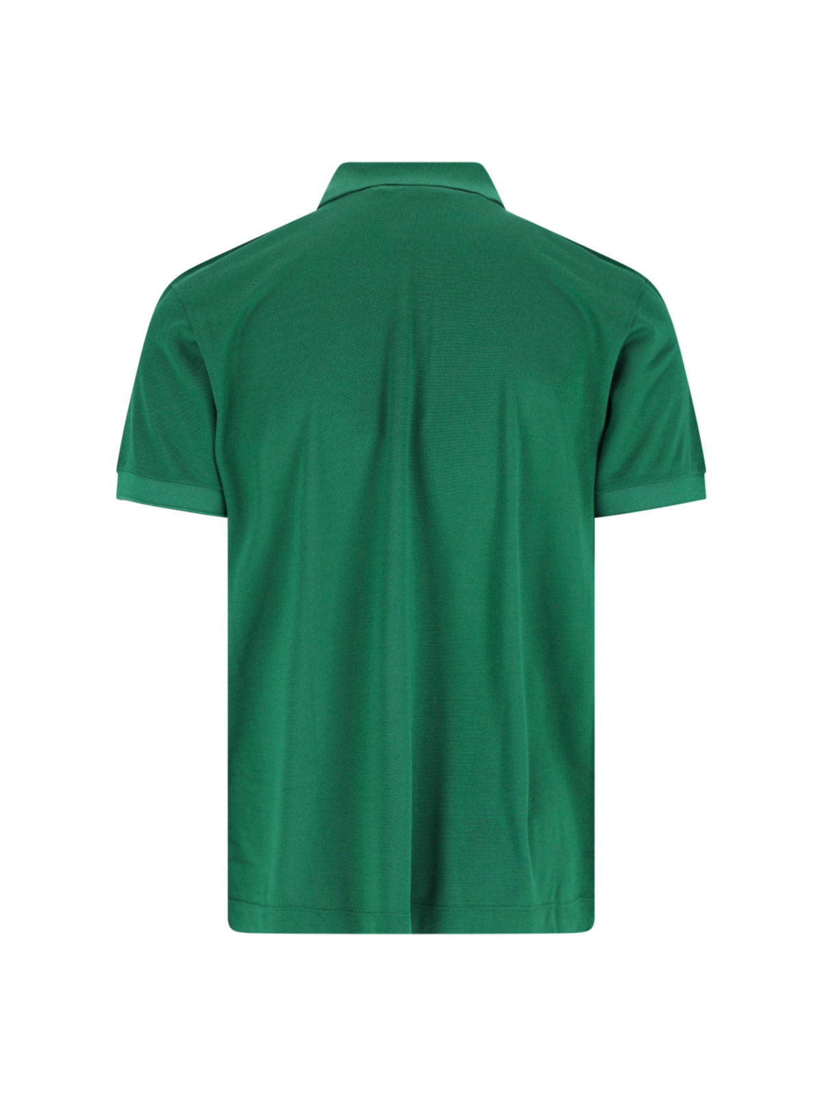 Green Silk Piqué Classic Polo Shirt