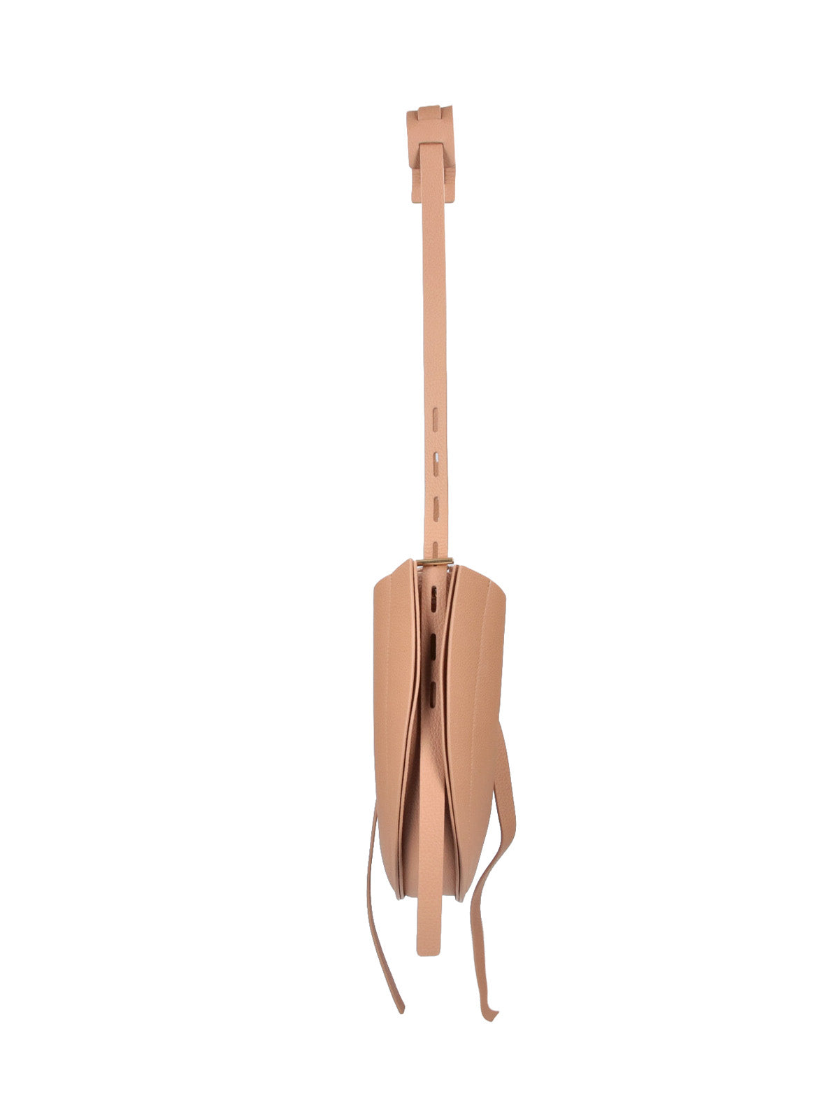 Structured Pink Handbag with Minimalist Design