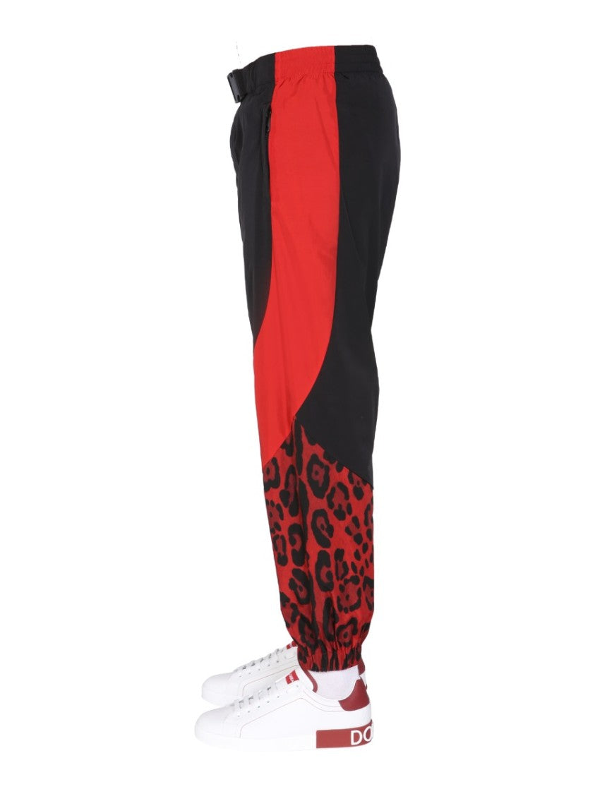 Jogging Pants With Animal Print