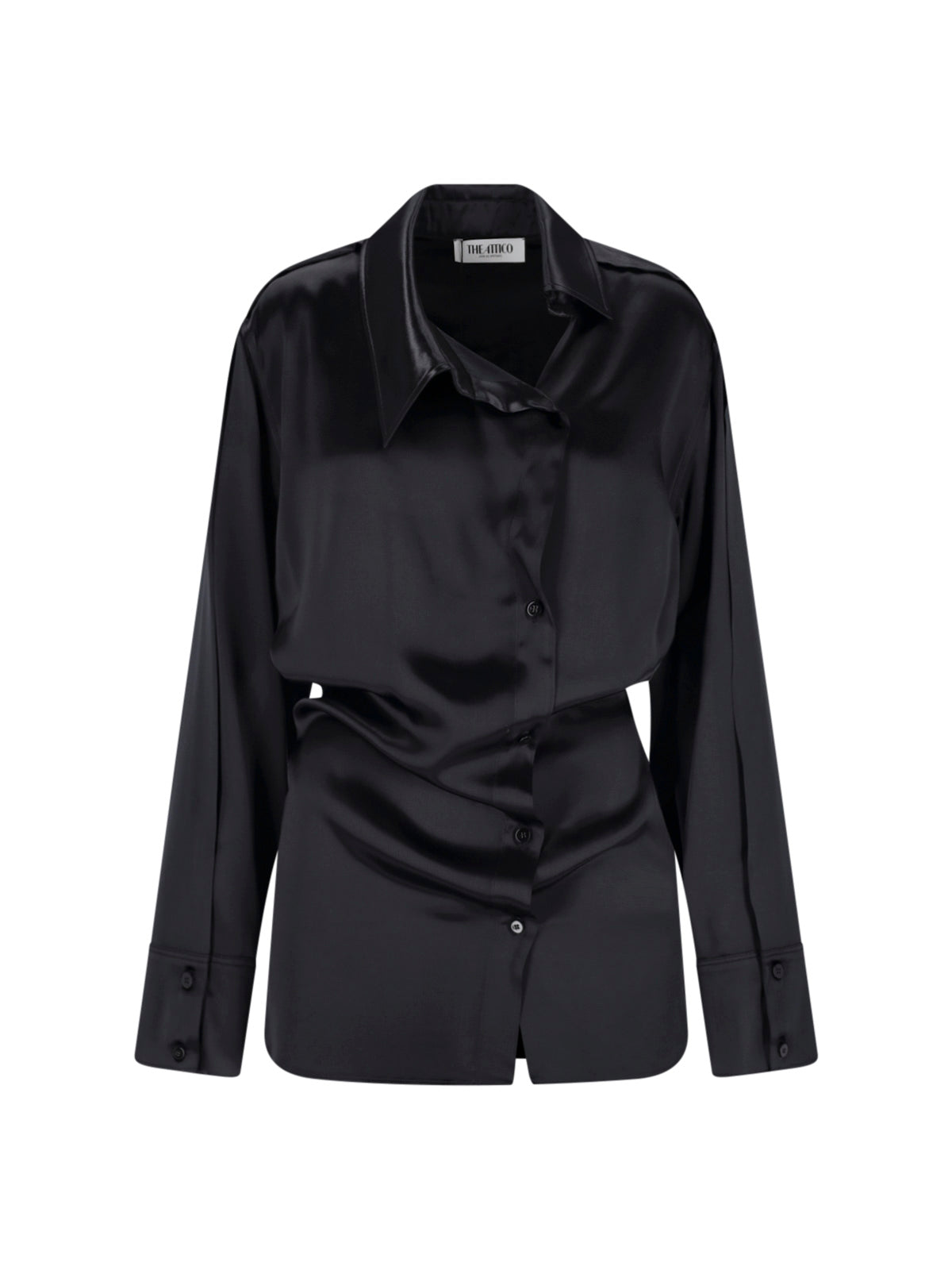 Mini Chemisier Dress – Black