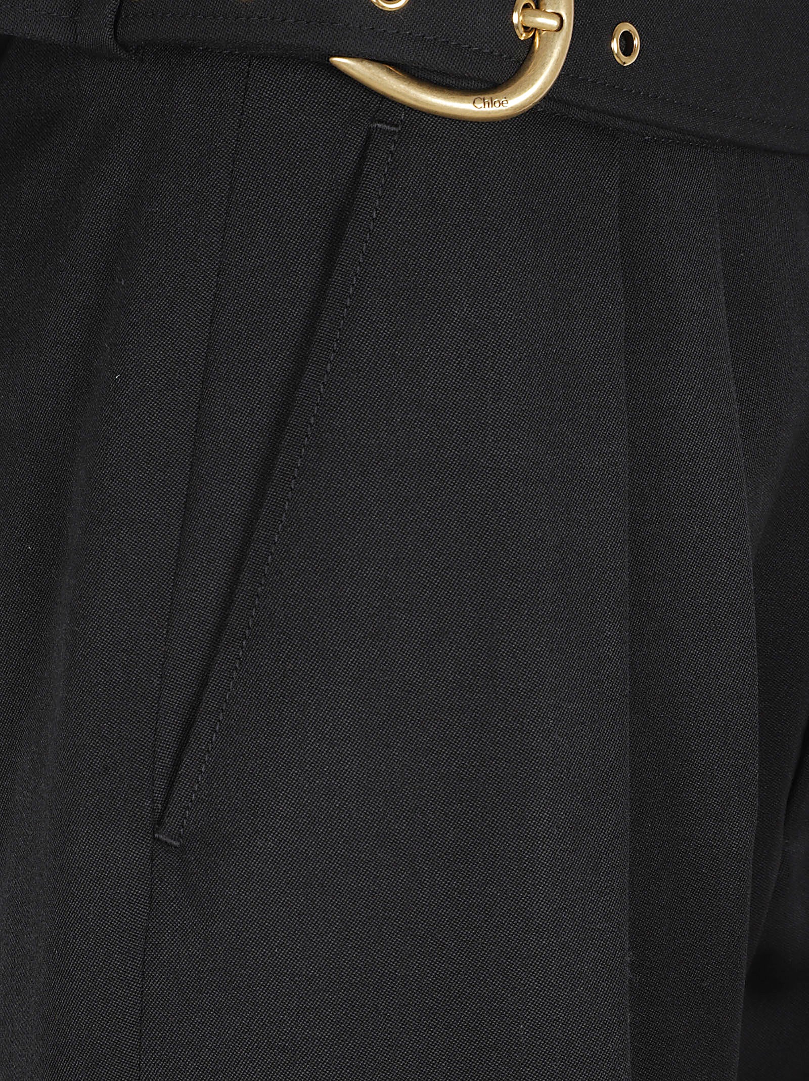 High-Waisted Tailored Trousers