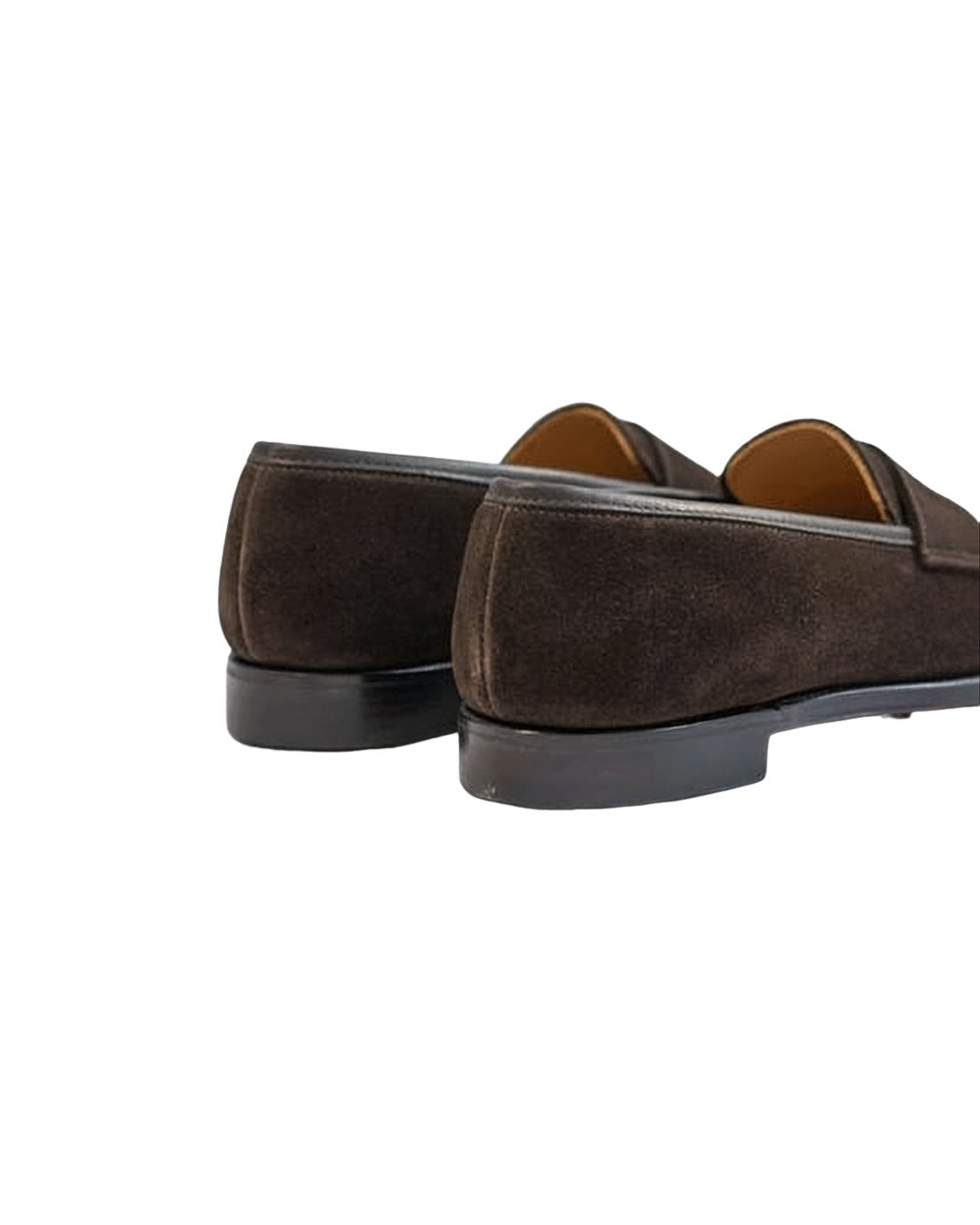 Suede Loafers with Penny Strap