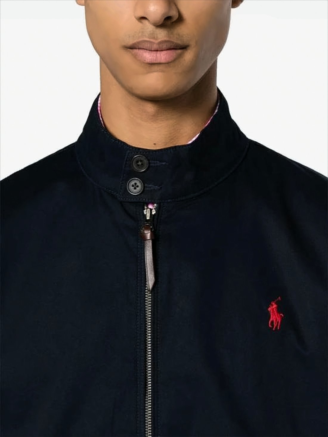 Contemporary Black Jacket with High Collar