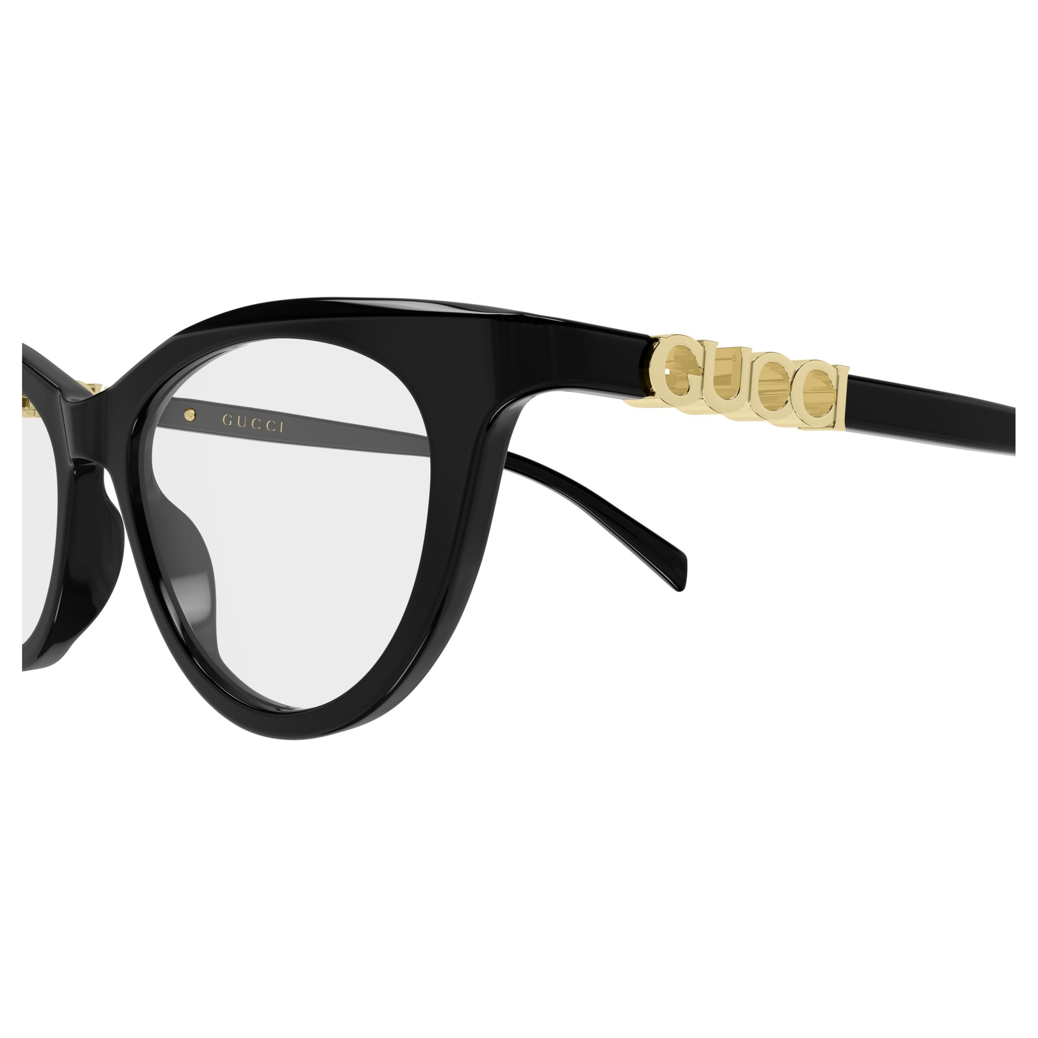 Gg2034o Cat-Eye Eyeglasses with Gold Accents