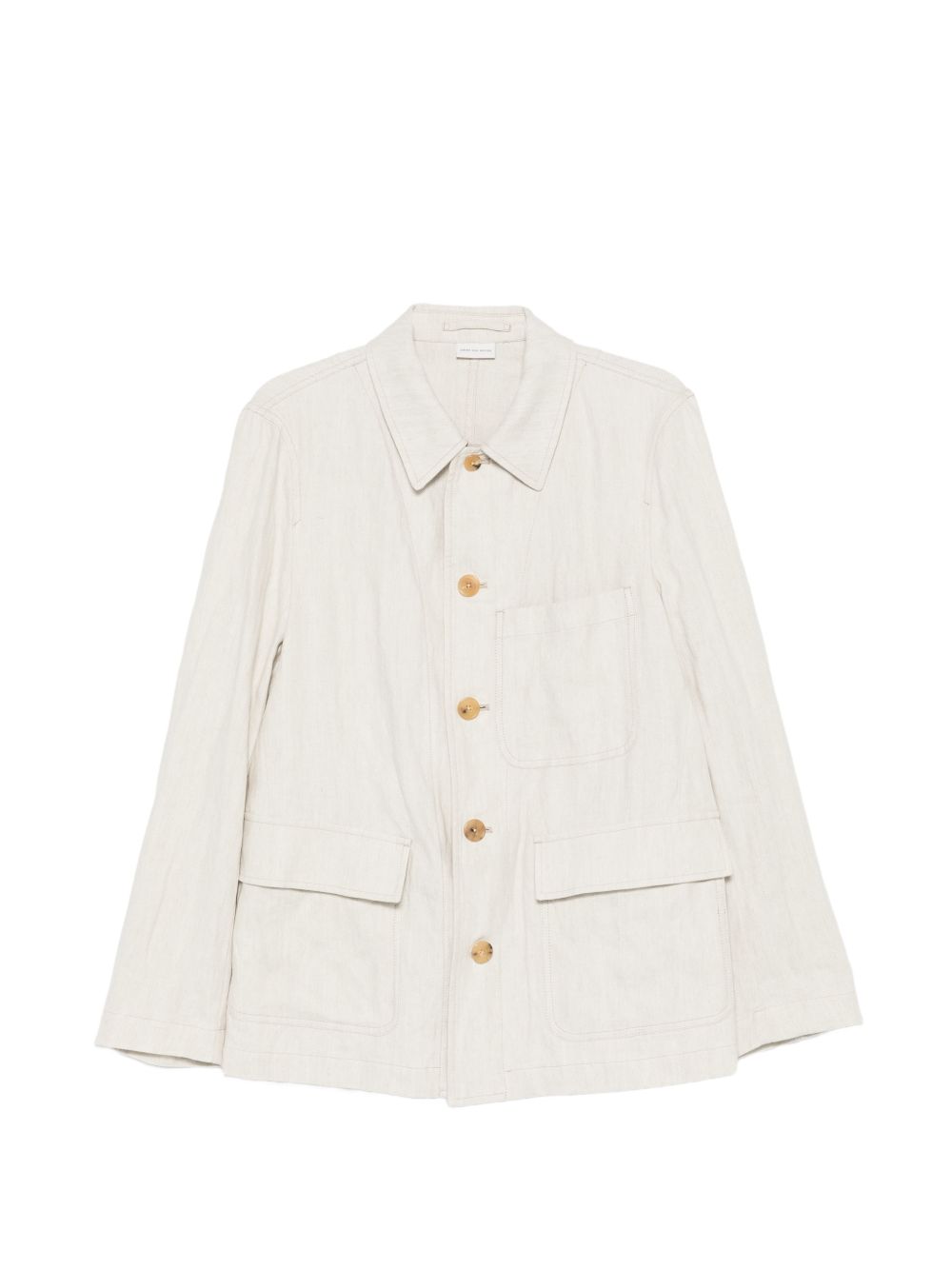 Beige Herringbone Weave Jacket