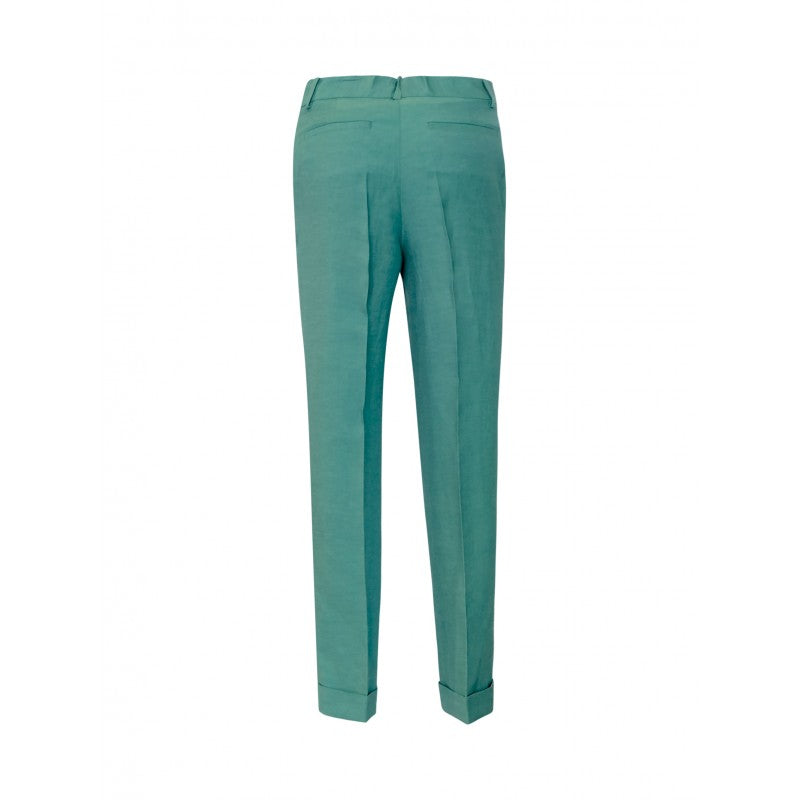 Parosh D232443 068 Raisa25 Green Viscose Pants