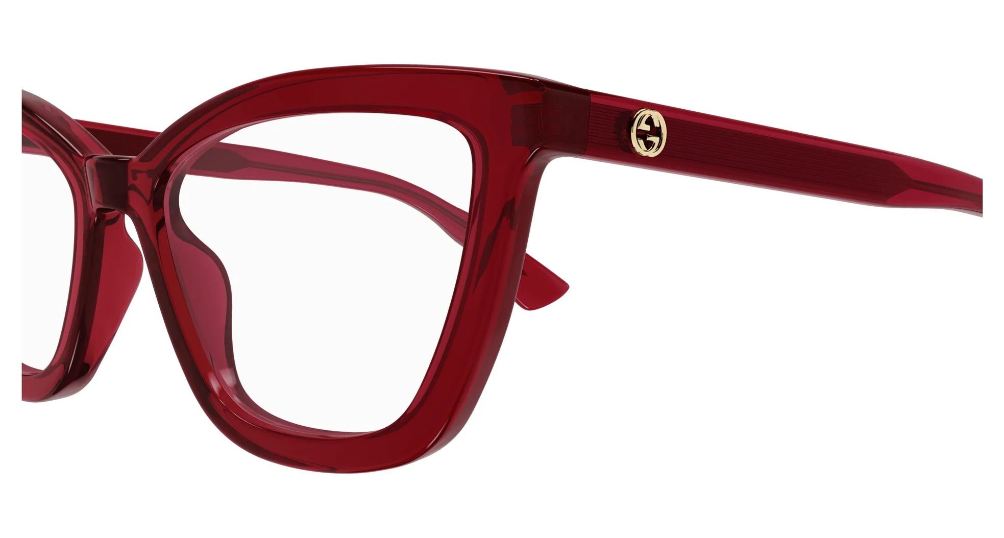 Eyeglasses GG1686O 009 red red transparent 54/17/135
