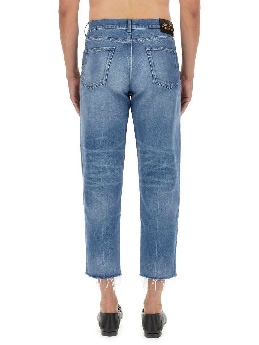 Carrot Fit Jeans with Tapered Silhouette