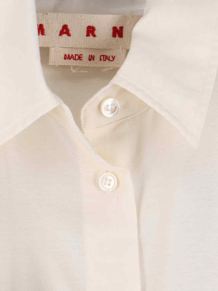 Ruffle Shirt – Cream