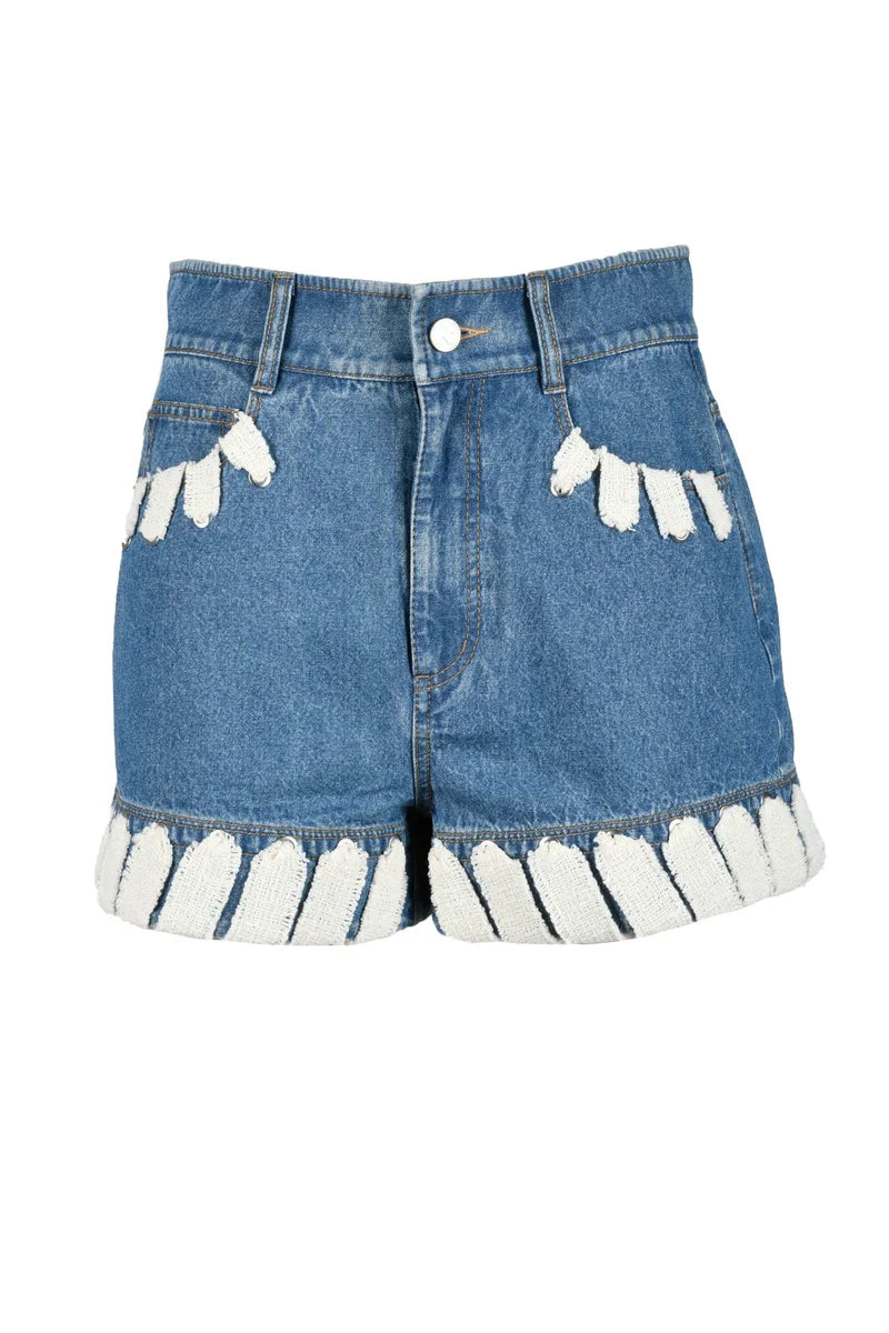 Classic Blue Denim Shorts