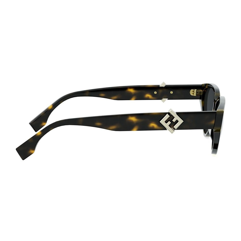Ff Diamonds Triangular Cat-Eye Acetate Sunglasses