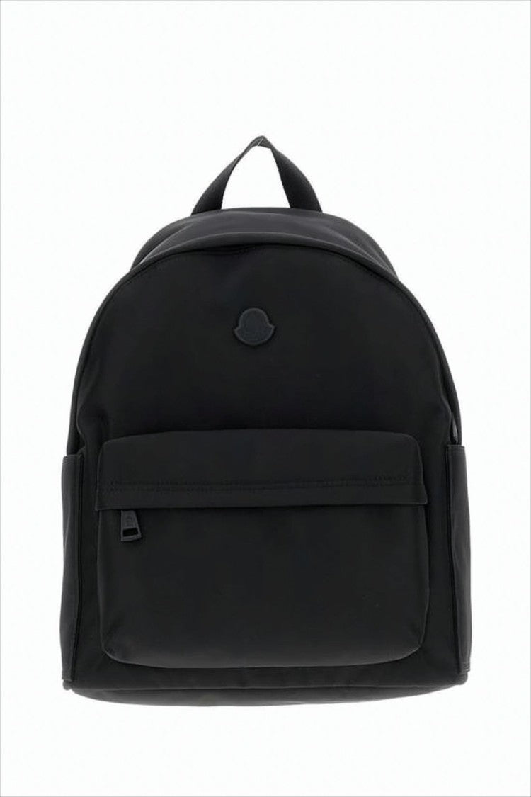 Minimalist Black Backpack with Adjustable Straps