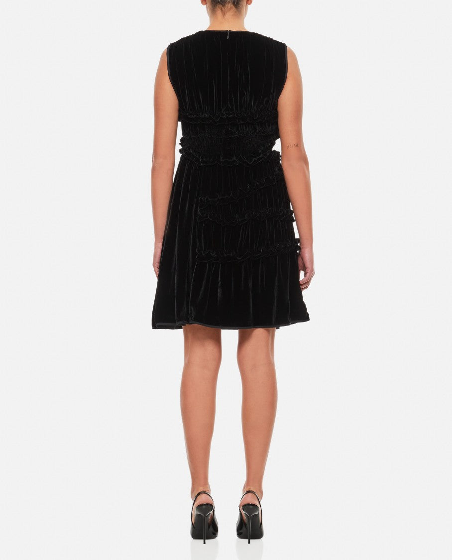 Uki Sleeveless Velvet Dress