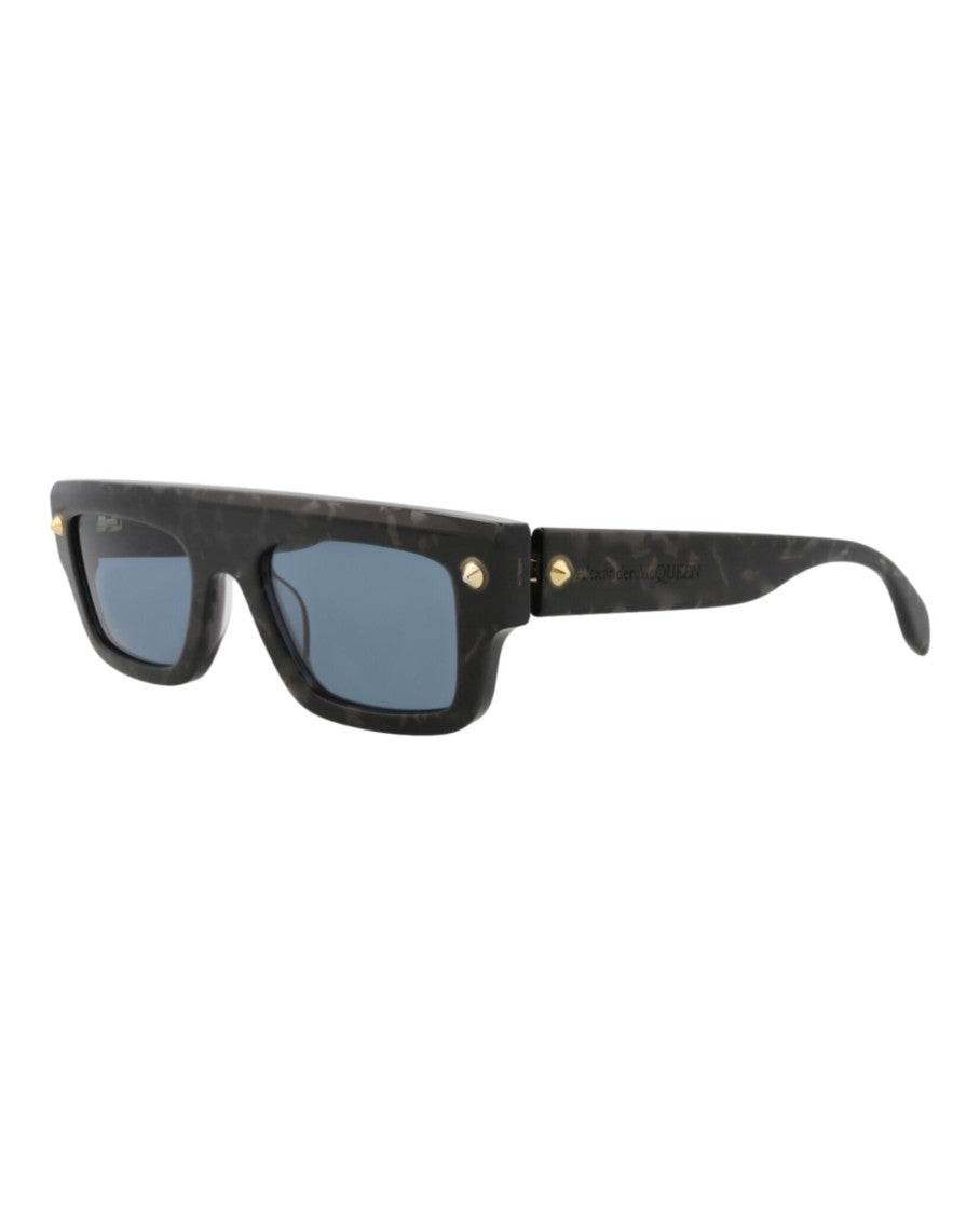 Square-Frame Recycled Acetate Sunglasses