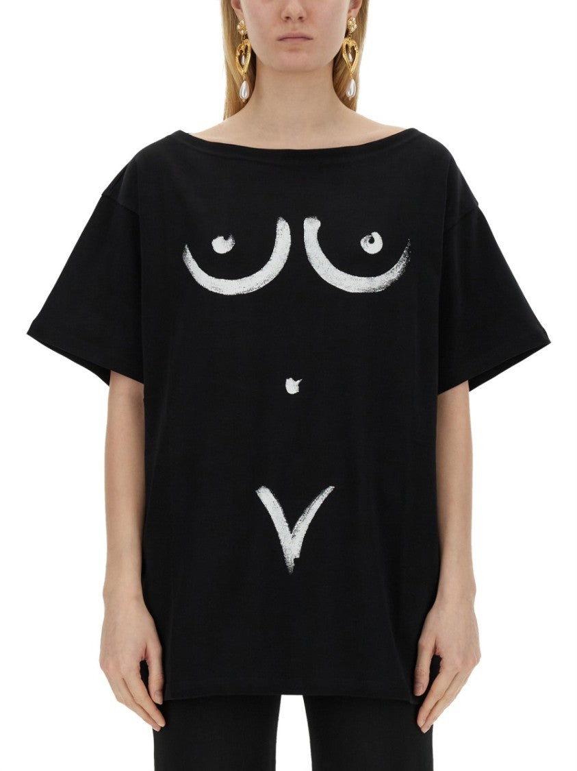 Oversized Body Print T-Shirt