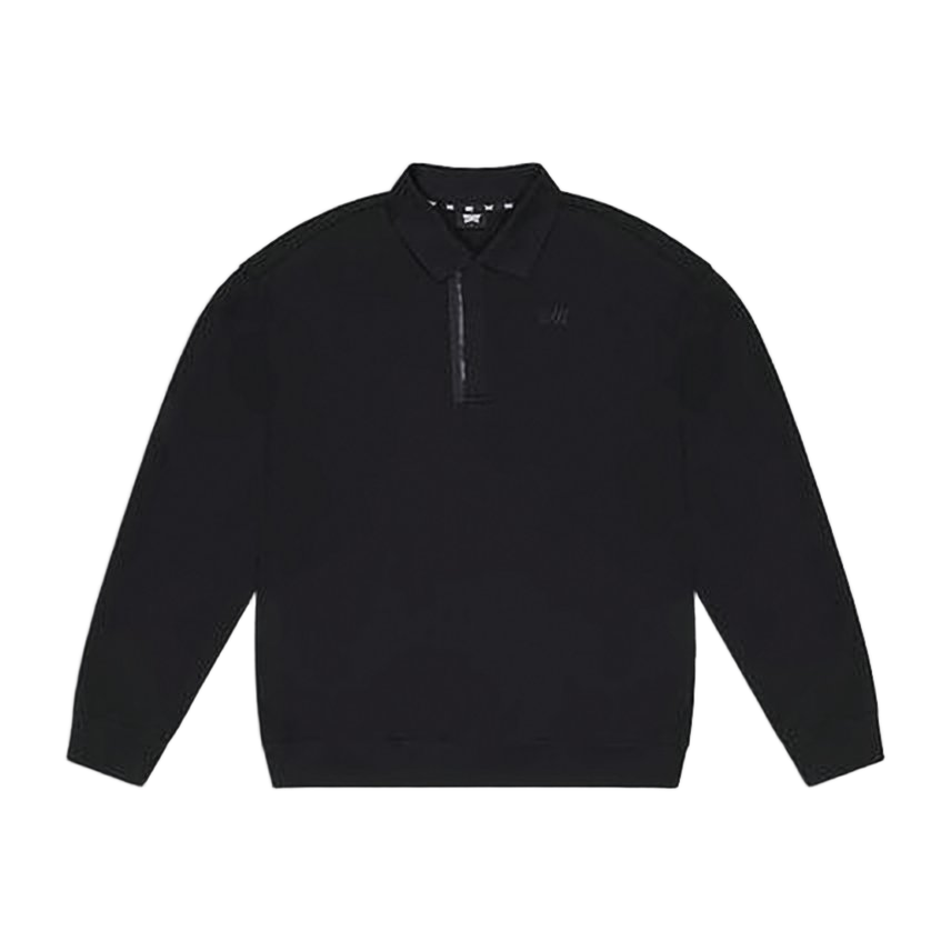 Half-Zip Long Sleeve Pullover with Classic Collar